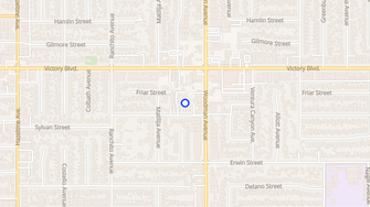 Map for Sylvan Garden Apartments - Van Nuys, CA