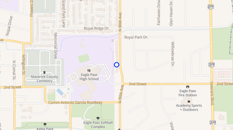 Map for Rancho Escondido Apartments - Eagle Pass, TX