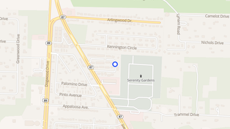 Map for Oakwood Apartments - Milton, FL