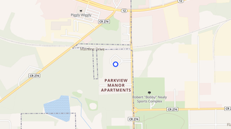 Map for Parkview Garden - Quincy, FL