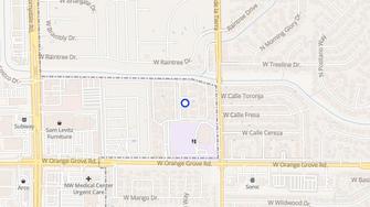Map for Orange Grove Village - Tucson, AZ