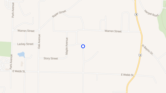 Map for Friendship Community Living Apartments - Mountain View, AR