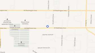 Map for Stratford Manor Apartments - Jonesboro, AR