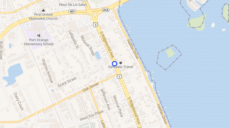 Map for Penna Court Motel - Daytona Beach, FL