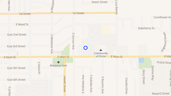 Map for San Jacinto Senior Apartments - San Jacinto, CA