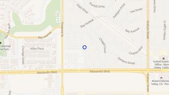 Map for Sienna Pointe - Moreno Valley, CA