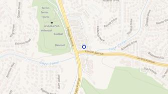 Map for Canyon Crest Village Apartment - Riverside, CA