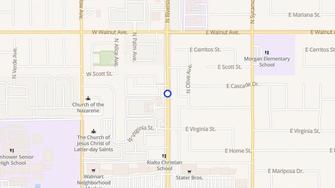 Map for El Royale Apartments - Rialto, CA