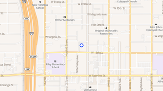 Map for Horizon Apartment House - San Bernardino, CA