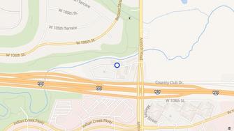 Map for Antioch Crossing Apartments - Overland Park, KS