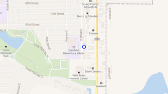 Map for Park Village Apartments - Snyder, TX