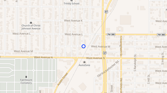 Map for Capri Apartments - San Angelo, TX