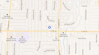 Map for Southcreek Apartments - Abilene, TX