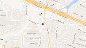 Map for Cedar Crest Apartments on  Southwest Blvd - San Angelo, TX