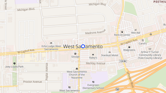 Map for Meadowbrook Apartments Homes - West Sacramento, CA