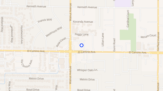 Map for Woodbridge Place Apartments - Carmichael, CA