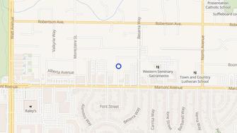 Map for Marconi Palms - Sacramento, CA