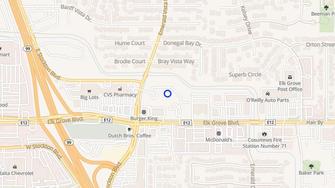 Map for Emerald Vista Apartments - Elk Grove, CA