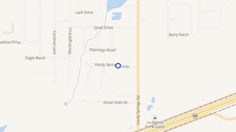 Map for Hardy Springs Apartments - McAlester, OK