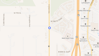 Map for Nickel Creek Apartments - Tulsa, OK