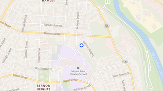 Map for Oakhill Apartments - Woonsocket, RI
