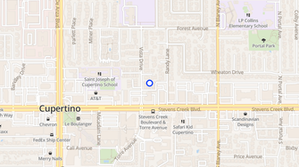 Map for Vista Village - Cupertino, CA