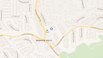 Map for Brookdale Anaheim Hills  - Anaheim Hills, CA
