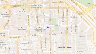 Map for San Carlos Apartments - Tucson, AZ