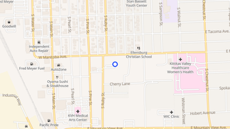 Map for Huntington Court Senior Apartments - Ellensburg, WA