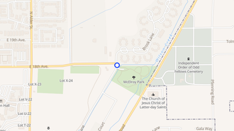 Map for Brooklane Village - Ellensburg, WA