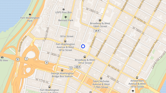 Map for 1-15 Bennett Avenue - New York, NY
