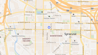 Map for Merchants Commons - Syracuse, NY
