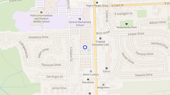 Map for Collingwood Village Apartments - Davison, MI