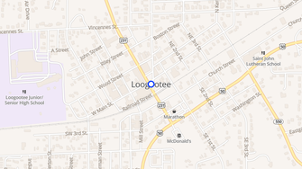 Map for Larkin Apartments - Loogootee, IN