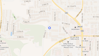 Map for Chianti Apartments - Renton, WA