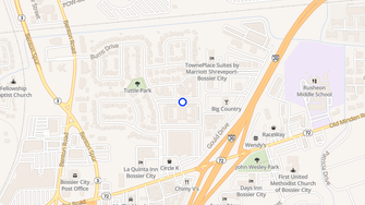 Map for Port Au Prince Apartments - Bossier City, LA