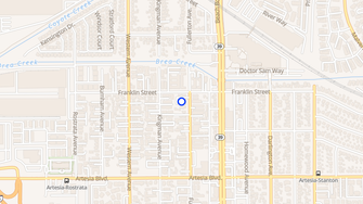 Map for Buena Vista Apartments - Buena Park, CA
