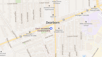 Map for City Hall Artspace Lofts - Dearborn, MI
