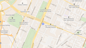 Map for 888 Grand Concourse - Bronx, NY