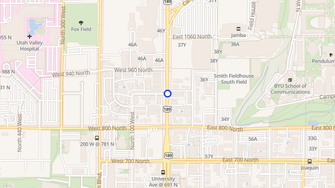 Map for Woodland Heights Apartments - Provo, UT