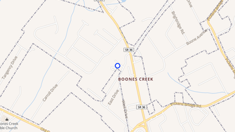 Map for Boones Creek Villa Apartments - Gray, TN