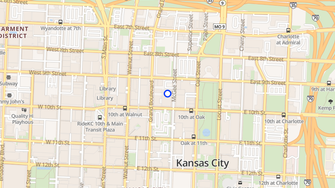 Map for Pickwick Plaza Apartments - Kansas City, MO