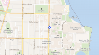 Map for McCulloch Hall - Evanston, IL