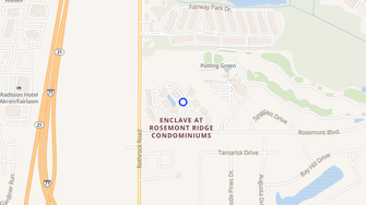 Map for The Enclave at Rosemont Ridge - Fairlawn, OH