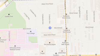 Map for Shibui Condominium - Oak Lawn, IL