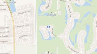 Map for 11111 Highland Circle - Boca Raton, FL