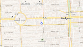 Map for 2401 Van Buren Street - Hollywood, FL