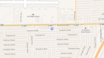 Map for 7571 Venetian Street - Miramar, FL