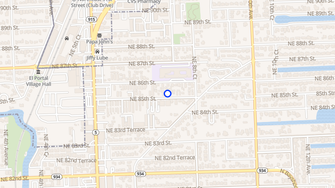 Map for 789 NE 85th Street - Miami, FL