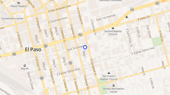 Map for Campbell Apartments - El Paso, TX